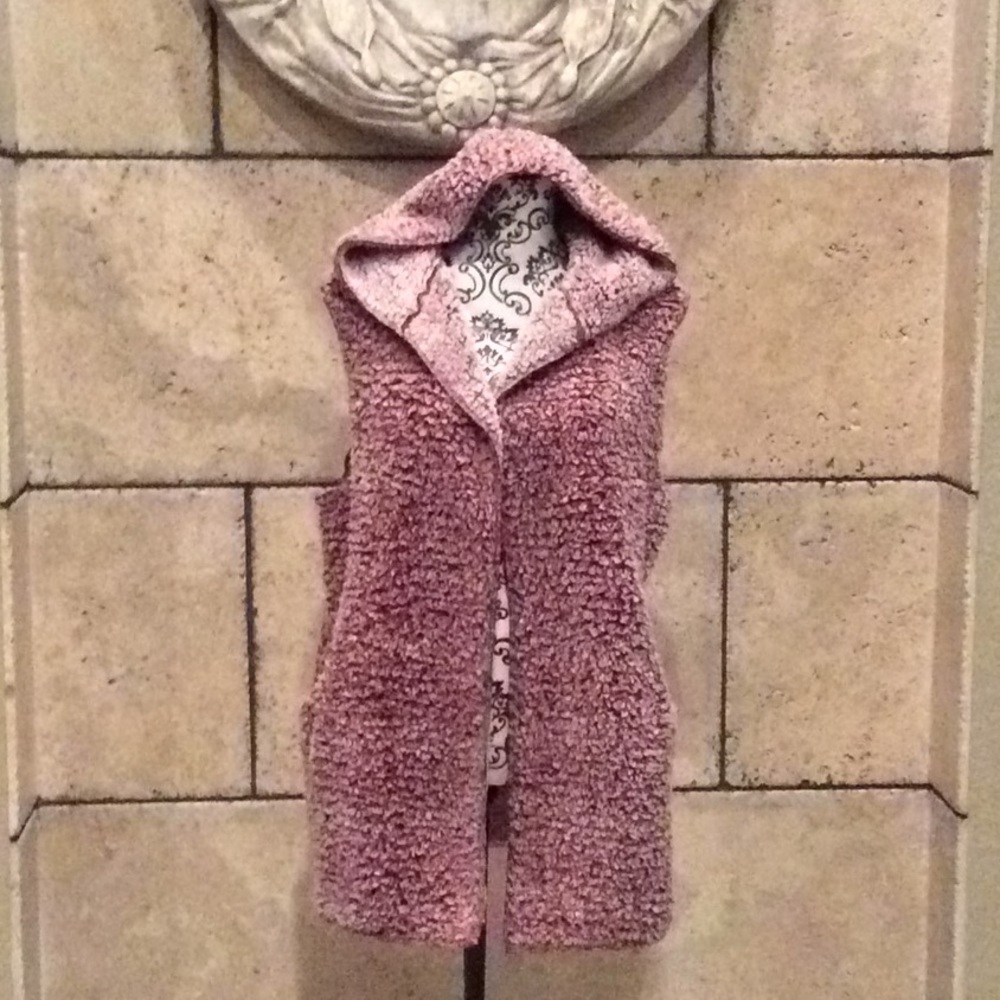 Faux fur vest jacket